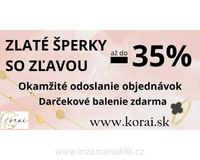 Veľké zľavy na zlaté šperky zo 14k zlata Korai