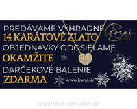 Veľké zľavy na zlaté šperky zo 14k zlata Korai