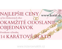 Najlepšie zľavy na zlaté šperky zo 14k zlata Korai