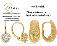 Zlaté náušnice Korai